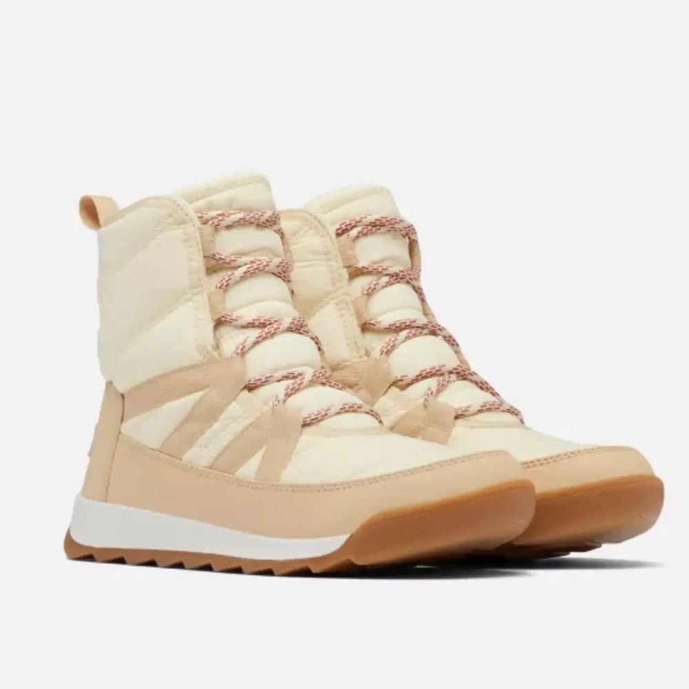 SOREL Women's Honey White Whitney II Plus Lace Waterproof Boots—10 - Picture 4 of 16